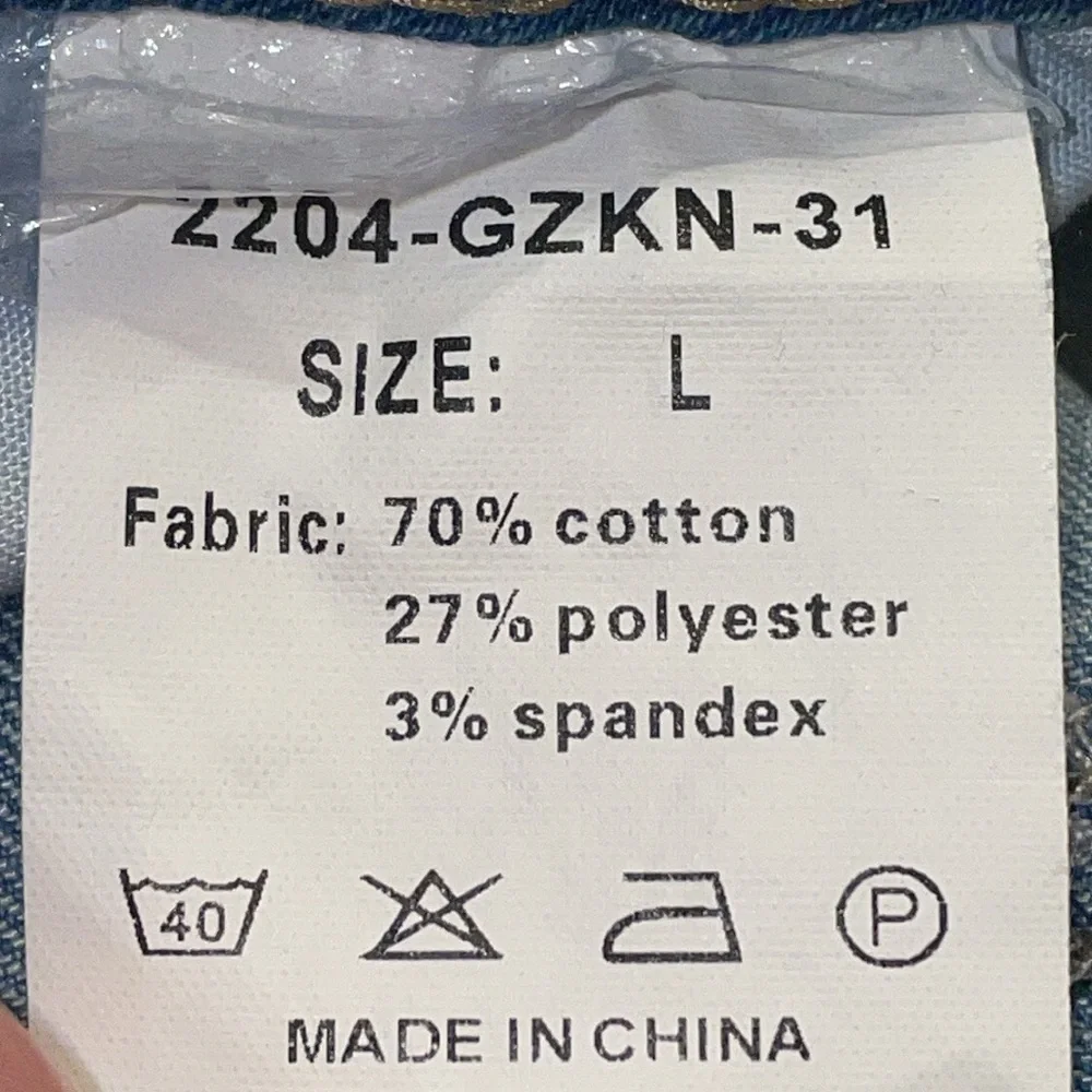 NWT Chou Tayou Blue Denim Skirt Size Large. Mini Skirt. - Picture 3 of 5